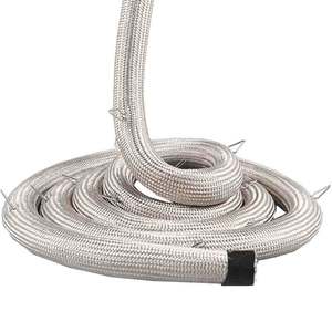 गर्म बेच कारखाना शीसे रेशा गर्मी प्रतिरोधी सील गैसकेट शीसे रेशा बुना हुआ रस्सी आत्म-सफाई ओवन दरवाजा गैसकेट - Product Image 1