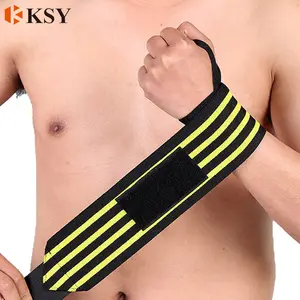 Wholesale Hand Weightlifting Wrist Wraps Wrist Brace Support adjustable wrist band