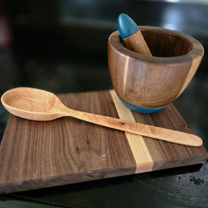 Solid Wood Classic Long Handle Disposable Kitchen Spoon Natural Wooden Utensil for Business Gifts - Product Image 1