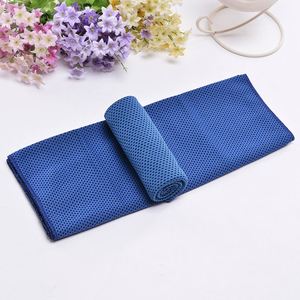 Solid Color Polyester Sports Towel Quick-Dry Cooling Hoodie with Knitted Technique for Hot Weather Neck <b>Face</b> Wrap - Product Image 3
