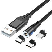 Hot Selling Protector de Cable USB-Erweiterung 3 in 1 magnetisches Ladekabel