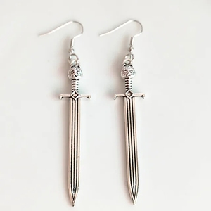 Creative <strong>Earrings</strong> Sword <strong>Earrings</strong> Men's Women's Fashion Jewelry Novelty Charm Mystery Gothic Gifts - Product Image 2