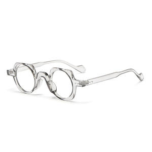 Monturas Opticas 2022 Marco óptico para hombre Nuevo modelo Anti luz azul <span class=keywords><strong>Gafas</strong></span> redondas <span class=keywords><strong>Gafas</strong></span> de computadora <span class=keywords><strong>Gafas</strong></span> transparentes redondeadas - Product Image 5