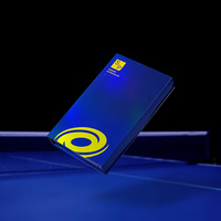Boîtes rigides magnétiques personnalisées entièrement imprimées, imprimées en quadrichromie UV, recyclables, avec plateau intérieur antichoc pour raquette de tennis de table