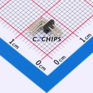 HX PZ1.27-2x2P WZ Pin Header Bent Lead Through Hole,P=1.27mm Connector 2x2P 1.27mm 1.27mm Pin Header - Product Image 1