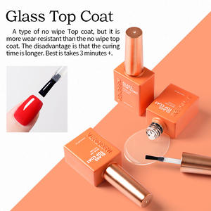 جل أكريليك غير لامع يدوم طويلاً من الشركة المصنعة يعمل بمادة الأشعة فوق البنفسجية غير لامع وظيفة تقوية طبقة الأساس جل للاستخدام في الصالونات - Product Image 4