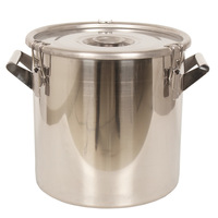 Seau à soupe et à riz en acier inoxydable 304/316L 34L avec fil EDM divers liquides baril usinage CNC
