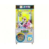 Machine à griffes pour peluches de parc d'attractions, à monnayeur, avec cabinet métallique, garantie 1 an, en anglais, de Kising Factory Supply