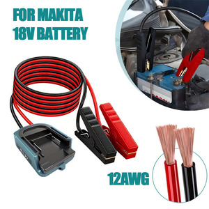 Adaptateur direct d'usine pour batteries <span class=keywords><strong>Makita</strong></span> <span class=keywords><strong>18V</strong></span>: véhicules ou tondeuses à démarrage rapide avec fil de 12AWG/5.9FT et pinces crocodiles. - Product Image 4