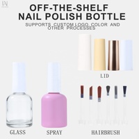 Nouveauté 2026 : Échantillon Gratuit, Logo Personnalisé, OEM – Flacons en Verre de 10 ml pour Gel Constructeur et Vernis UV avec Bouchon et Pinceau