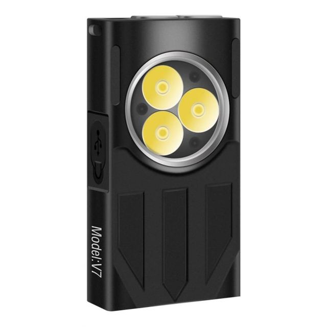 WOSEN Outdoor Mini TYPE-C Magnetic Emergency Power USB Rechargeable Aluminum Alloy IP68 Waterproof 6000K Daylight LED Camping