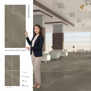 Azulejos de porcelana brillante Satvario Real de 800x1600 mm, 9 mm, con aspecto de mármol blanco, para pisos y paredes, para proyectos en Miami. - Product Image 5