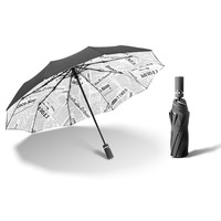 Parapluie télescopique à ouverture automatique, grand format, cm