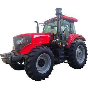 Tractor Agrícola Rojo Lx1504 de Alta Potencia para Huertos, Máquina de Cultivo Grande de Doble Uso con Tracción en las Cuatro Ruedas para Cultivos Húmedos y Secos - Product Image 1