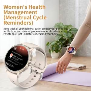นาฬิกาสมาร์ทวอทช์ผู้หญิงรุ่น H80 สำหรับผู้สูงอายุ รองรับ <span class=keywords><strong>5G</strong></span> <span class=keywords><strong>ใส่</strong></span><span class=keywords><strong>ซิ</strong></span><span class=keywords><strong>ม</strong></span>การ์ดได้ หน้าจอ AMOLED สายซิลิโคน กล้องห<span class=keywords><strong>ม</strong></span>ุนได้ทั่วโลก วัดอัตราการเต้นของหัวใจ - Product Image 4