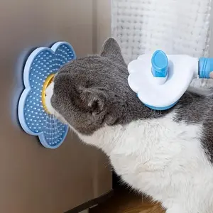 Almohadilla de silicona con forma de girasol para lamer para gatos y perros, plato de lamer lento para mascotas, cuenco para perros y gatos - Product Image 4