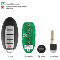 Clé intelligente universelle Autel IKEY de la dernière série, utilisable avec le programmateur de clés KM100 IM508 pour BMW/Hyundai/et plus encore