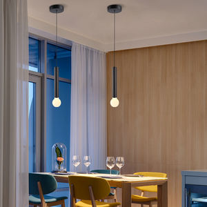 Lámpara de Techo LED Lineal para Oficina, Económica, en Blanco y Negro - Product Image 5