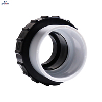 2-Pack Hi-Temp Union PVC IntelliFlo WhisperFlo 2\" MPT X 2\" Slip Pool Pump untuk Aksesoris Paintball