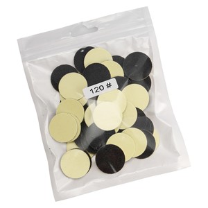 Disco de papel de lija Podo redondo reemplazable, 50 Uds., 15mm, 20mm, 25mM, disco de lija blanco para Lima de pie de pedicura - Product Image 6