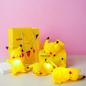 Mignon Pokemone Pika chu Anime Figures 3D Led Veilleuse Modèle Jouets Enfants Lit Chambre Décor Cadeau D'<span class=keywords><strong>anniversaire</strong></span> Cadeaux De Noël - Product Image 2