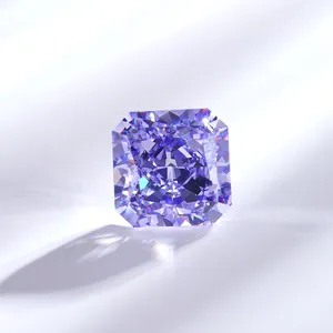Diamante sintético de circonia cúbica, amatista, colorida