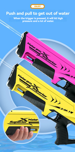 Sıcak satış 2 In 1 otomatik sürekli patlama elektrikli su tabancası açık yaz komik oyuncaklar çocuklar için - Product Image 5