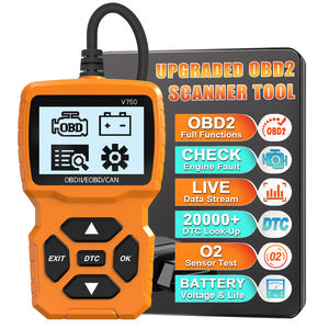 Nova Laranja V750 OBD2 Scanner 12V Leitor De Código De Diagnóstico Do Carro com Função Do Analisador Do Motor - Product Image 1