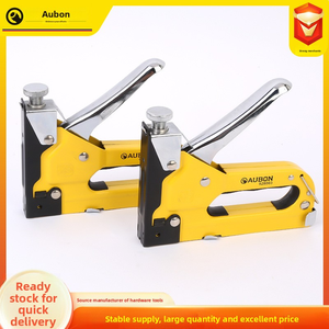 Pistola de clavos manual, pistola de clavos de código de tres usos, pistola de clavos de aire, U en forma de agarrador de clavos, pistola de clavos de acero para pintura al óleo, marco de fotos - Product Image 6