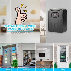 Boîte à clés numérique murale sécurisée <span class=keywords><strong>pour</strong></span> hôtel, maison, portail, immobilier, voiture – Rangement sans clé - Product Image 3