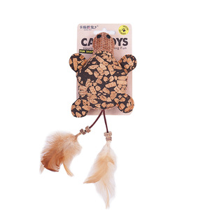 Gato ratón pluma juguetes <span class=keywords><strong>Catnip</strong></span> Teaser gato pez juguete mascota gato interactivo masticar juguete - Product Image 3
