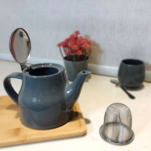 Керамический чайник с крышкой из нержавеющей стали и ситечком для заваривания, посуда для ресторана, чайник для воды, чайник для чая Кунг-фу - Product Image 6