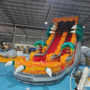 Doul Lanes Water <strong>Slides</strong> <strong>Swimming</strong> <strong>Pool</strong> Water <strong>Slides</strong> Inflatable for Kids and Adults Inflatable <strong>Slide</strong> - Product Image 6
