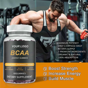 OEM Private Label Pre-Workout Aminozuur Creatine Monohydraat Gummies Pre-Workout <span class=keywords><strong>BCAA</strong></span> Collageen Gummies <span class=keywords><strong>BCAA</strong></span> Gummies - Product Image 2