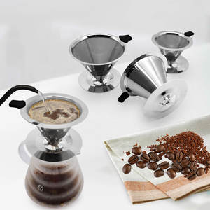 <span class=keywords><strong>Barista</strong></span> Tools Multicolor Portable Passoire Sans Papier À La Main Verser Sur Filtre À Goutte À Café Goutte À Café Filtre À Café En Acier Inoxydable 304 - Product Image 5