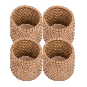 Anneaux de serviette décoratifs en rotin de couleur personnalisée pour fête de mariage, meilleure vente, anneau de serviette en rotin tissé, anneau de serviette de base Durable - Product Image 1