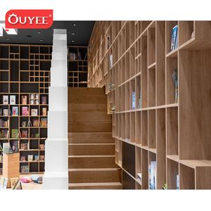 Bibliothèque française bon marché étagère de librairie étagères de bibliothèque en métal - Product Image 4