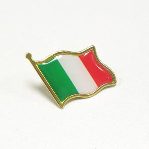 Épinglette en émail avec drapeau national italien, épinglette en métal avec drapeau italien, épinglette italienne pour costume, veste, sac à dos, chapeau - Product Image 3