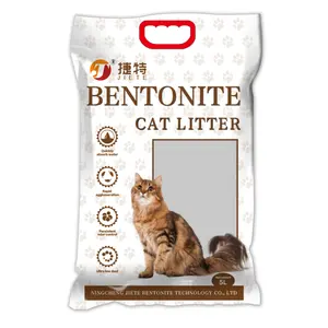 Pet cleaning products natural Jiete factory direct bentonite cat litter/cat litter