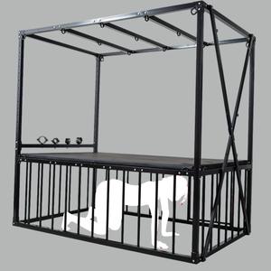 BDSM <span class=keywords><strong>sexo</strong></span> Hotel dormitorio integrado esclavo jaula restricción mazmorra gran restricción X marco juguetes sexuales MUEBLES CAMA sexual multifunción - Product Image 2