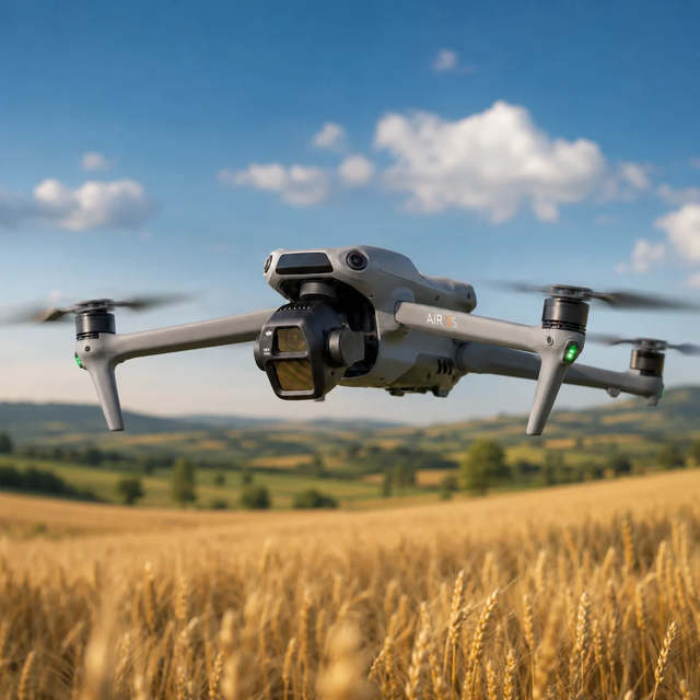 Air 3S Portable Camera Drone With RC-N3 Handheld Controller For Entry Aerial Imaging And Travel Footage
