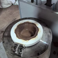 Machine automatique de poterie, ligne de production de tasses en céramique roulantes de forme spéciale, machine de fabrication de bols, de pots en argile