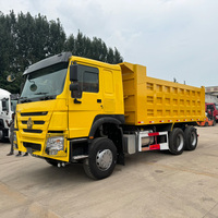 Camion benne d'occasion Sinotruk HOWO 6X4 avec capacité de charge de 40 tonnes, moteur Weichai, levage avant pour charges lourdes dans l'exploitation minière
