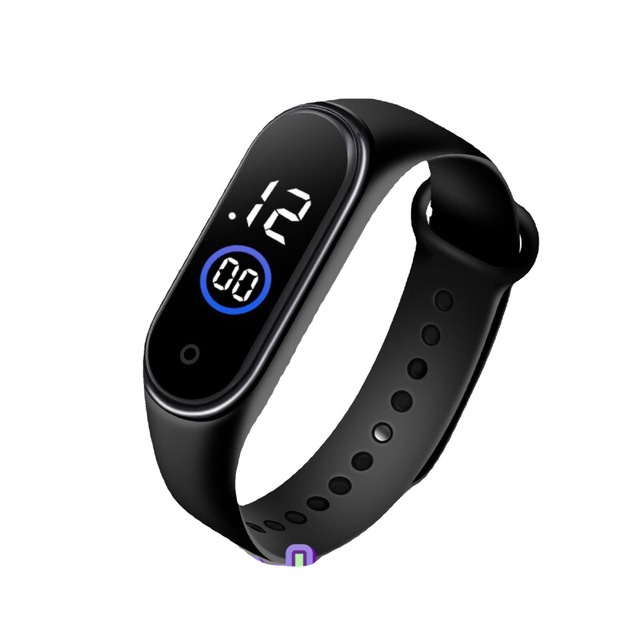 Promotional Kids Gift LED Digital Watch Casual Sport Electronic Child Wrist Touchscreen Watch Waterproof Cartoon Girls Boys Cute