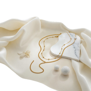 Collar de cadena chapado en oro de aleación en forma de Y, múltiples capas, moderno, versátil, personalizado, collar geométrico para mujer - Product Image 5