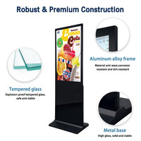 Layar LCD Digital Signage 32 43 50 Inch, Kios Layar Sentuh Swalayan, Totem, Grosir