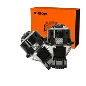 IDISON <span class=keywords><strong>Z6</strong></span> nuevo estilo 88W 6500K 3 pulgadas proyector faro diseño Hi Low Beam bombilla enfocada luz nueva biled proyector lente para coche - Product Image 1