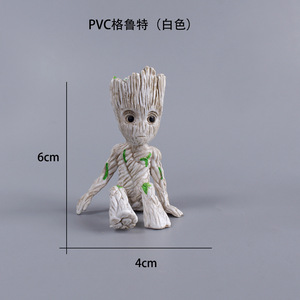 6cm <b>Mini</b> PVC Action Figure Toy Anime Tree-man-Groot Cartoon Character Collectible Model - Product Image 4