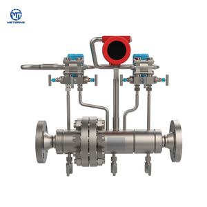 Multi-fase digitale flowmeter met lange nek Venturi, tweefasige gas/vloeistof flowmeter, halvemaanvormige openingplaat, roestvrij staal, OEM - Product Image 4