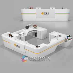 <strong>Registration</strong> Design <strong>Good</strong> Quality Pu Leather Modern Vip Strip Register Table Kiosk bar Shop Kiosk bar OEM - Product Image 2